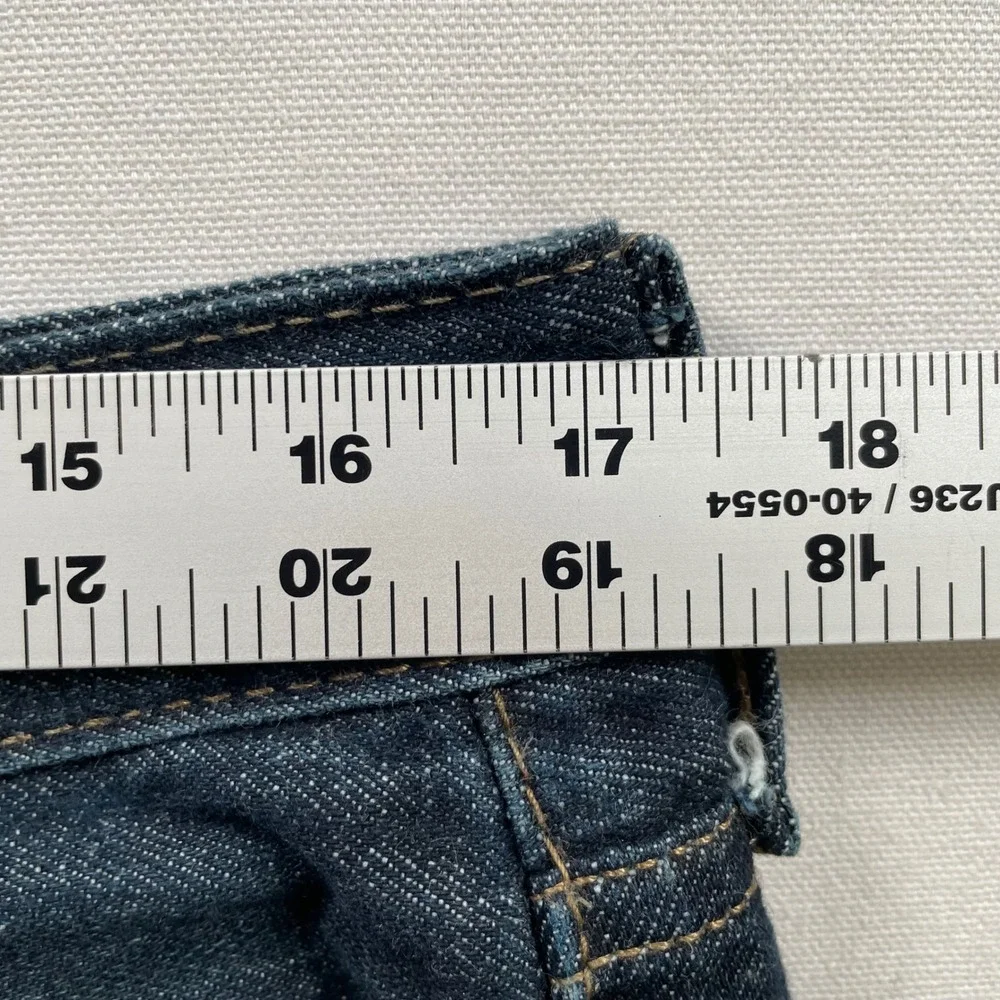 Levis 514 Straight Fit Jeans Mens 34x34 Dark Wash Indigo Denim